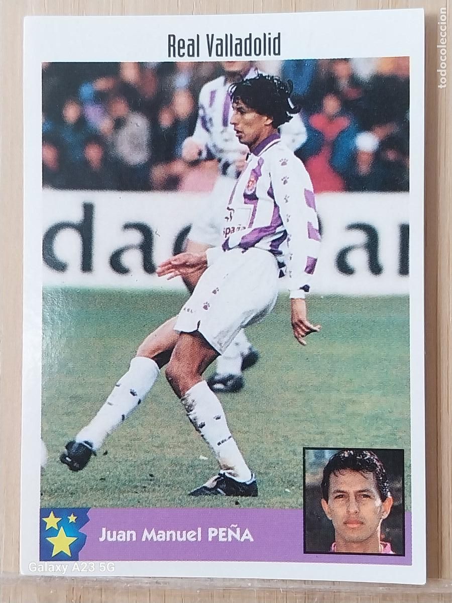 Coleccionismo cromos antiguos: PE&Ntilde;A VALLADOLID PANINI EQUIPOS EUROPA 97 98 CROMO 255 SIN PEGAR NUNCA A&Ntilde;O 1997