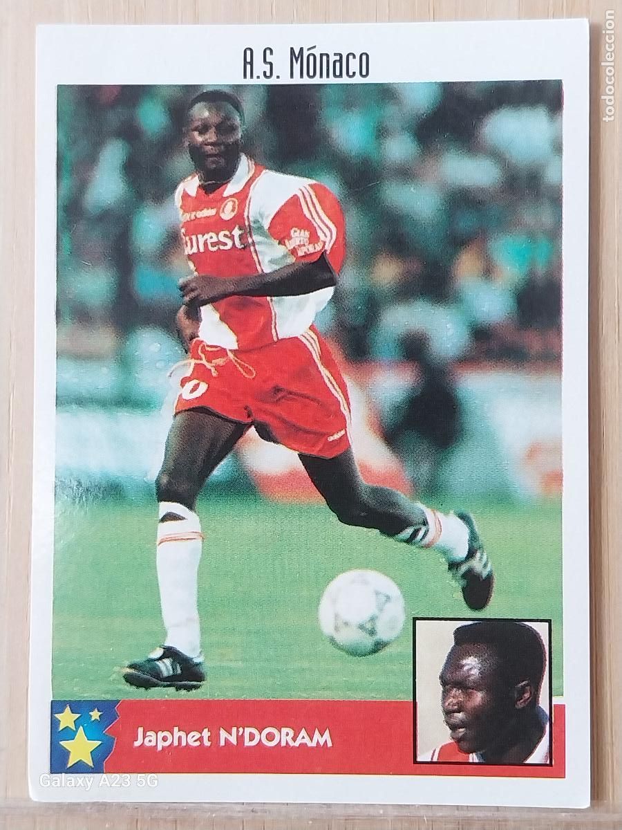 Coleccionismo cromos antiguos: N&acute;DORAM MONACO PANINI EQUIPOS EUROPA 97 98 CROMO 177 SIN PEGAR NUNCA A&Ntilde;O 1997
