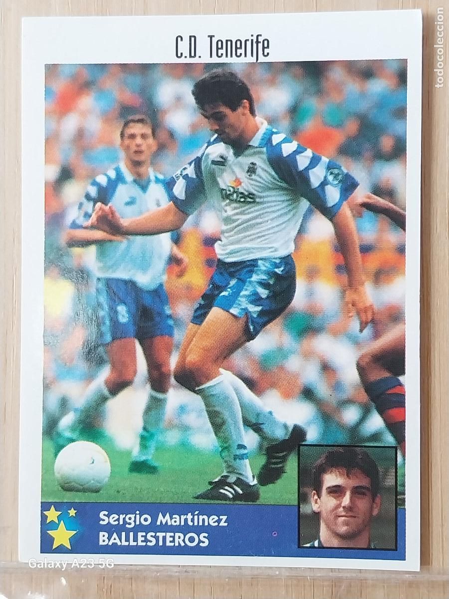 Coleccionismo cromos antiguos: BALLESTEROS TENERIFE PANINI EQUIPOS EUROPA 97 98 CROMO 100 SIN PEGAR NUNCA A&Ntilde;O 1997