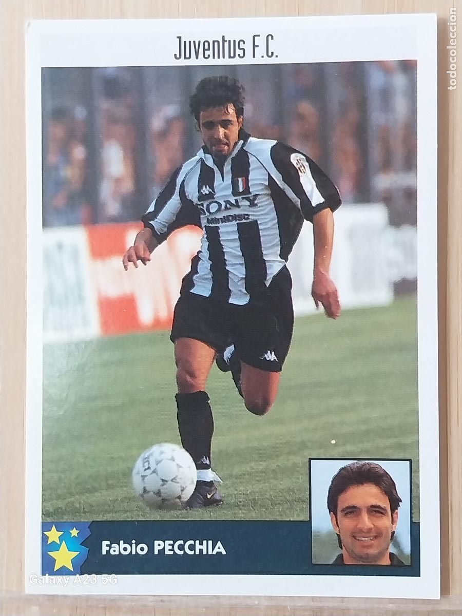 Coleccionismo cromos antiguos: PECCHIA JUVENTUS PANINI EQUIPOS EUROPA 97 98 CROMO 144 SIN PEGAR NUNCA A&Ntilde;O 1997
