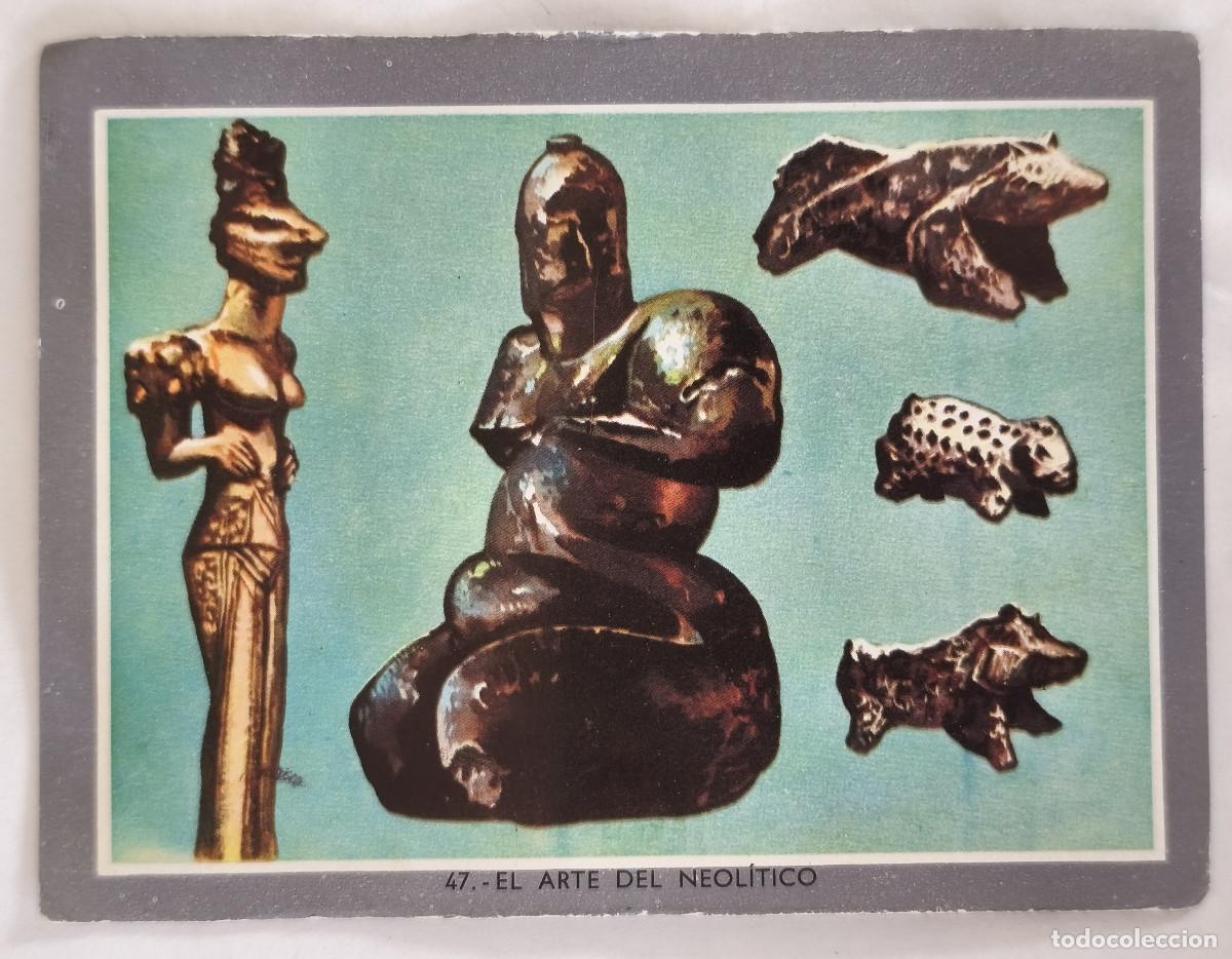 Coleccionismo cromos antiguos: CROMO ALBUM VIDA Y COLOR 2 - No 47 EL ARTE DEL NEOLITICO - Nunca Pegado