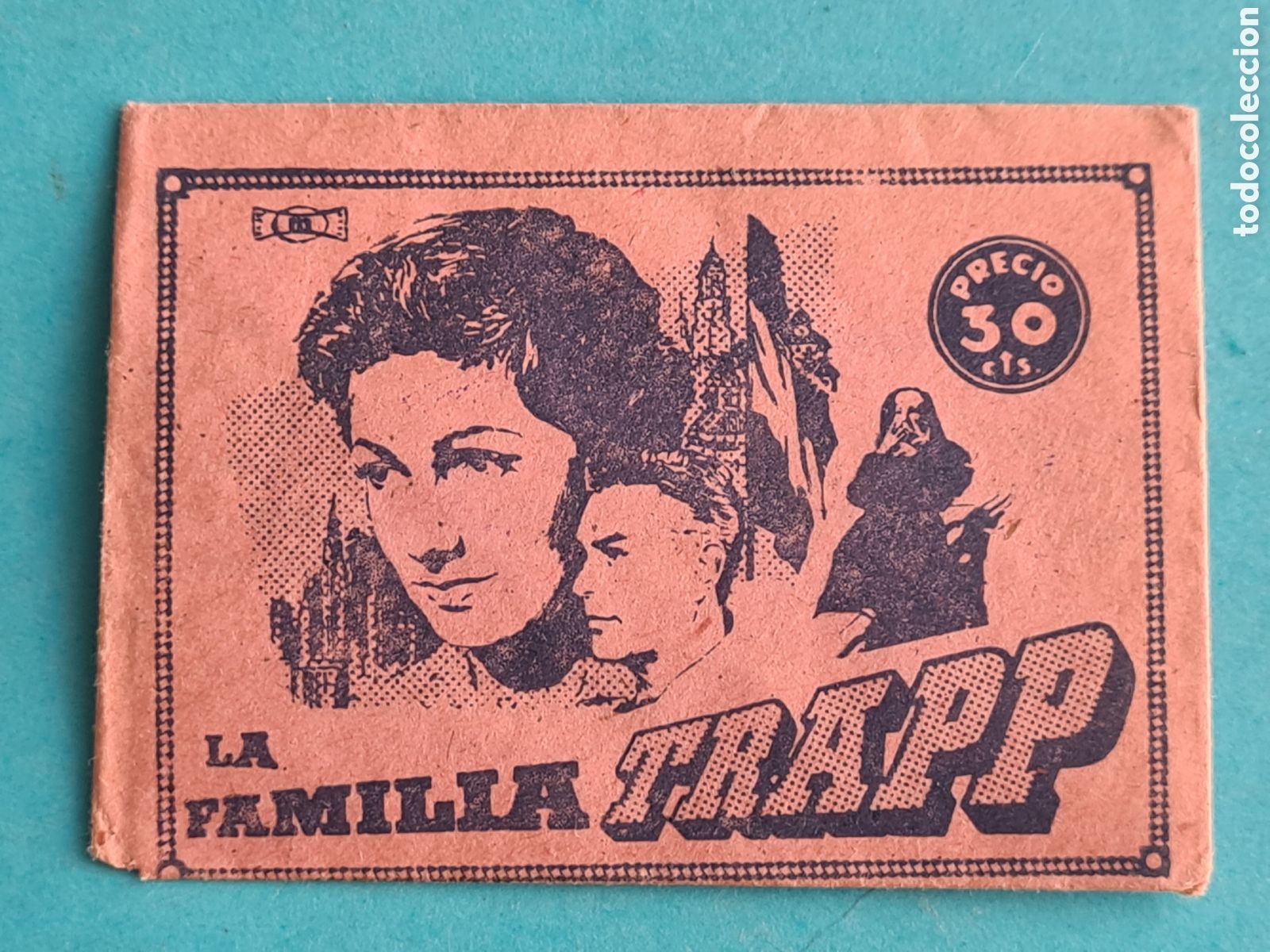 Colecionismo Cromos antigos: LA FAMILIA TRAPP - FHER 1958 - SOBRE LLENO SIN ABRIR CON 2 CROMOS