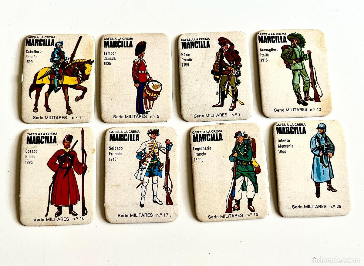 Coleccionismo cromos antiguos: CROMOS SERIE MILITARES.PREMIUM CAF&Eacute;S A LA CREMA MARCILLA