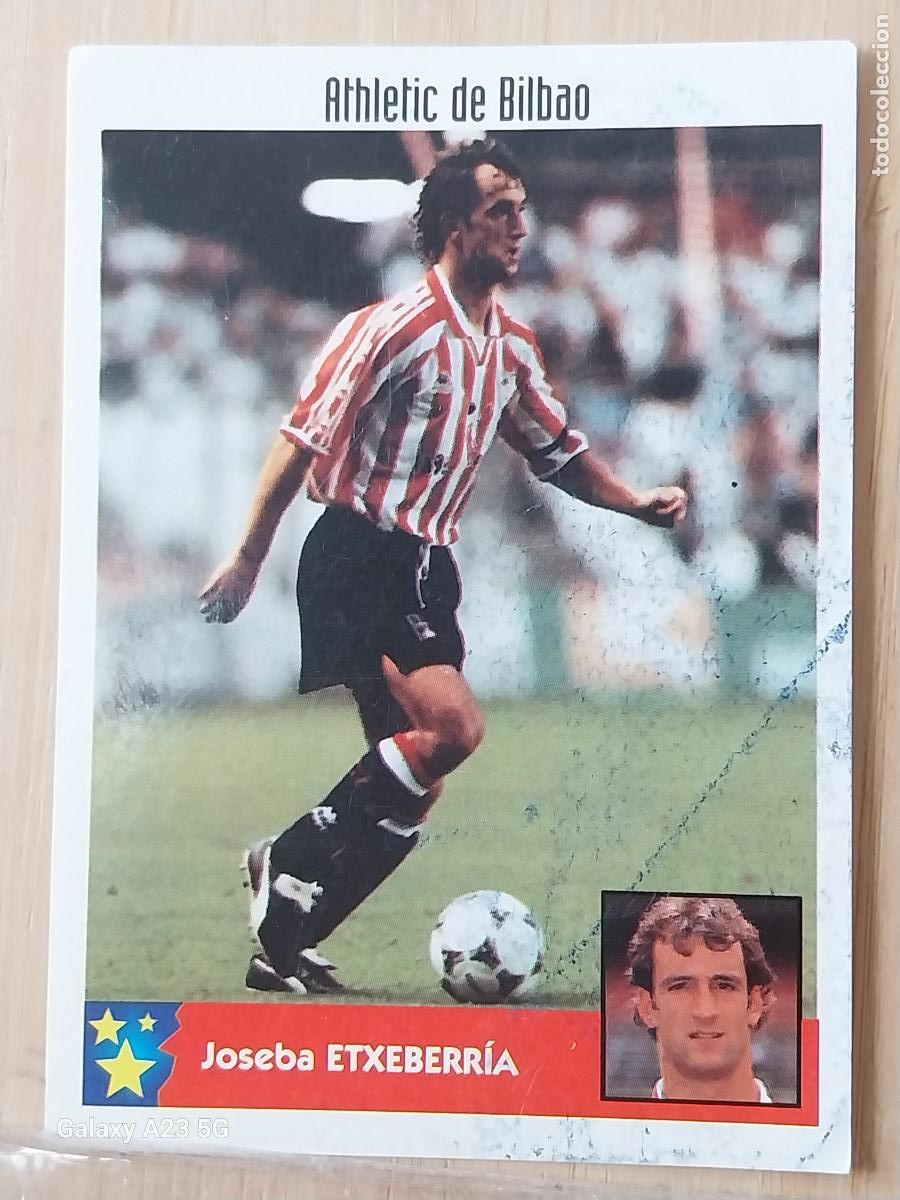 Colecionismo Cromos antigos: ETXEBARRIA ATH BILBAO PANINI EQUIPOS EUROPA 97 98 CROMO 12 SIN PEGAR NUNCA A&Ntilde;O 1997