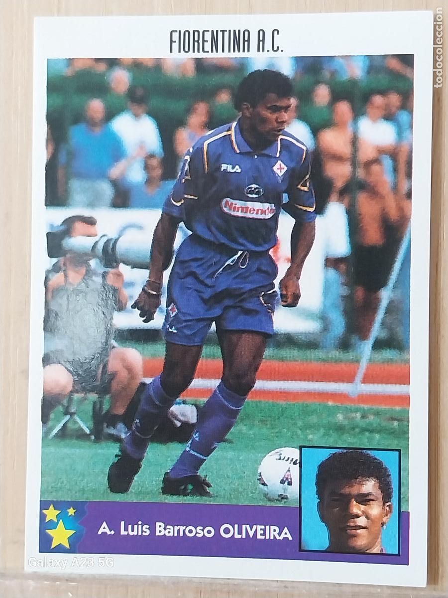 Colecionismo Cromos antigos: OLIVEIRA FIORENTINA PANINI EQUIPOS EUROPA 97 98 CROMO 274 SIN PEGAR NUNCA A&Ntilde;O 1997