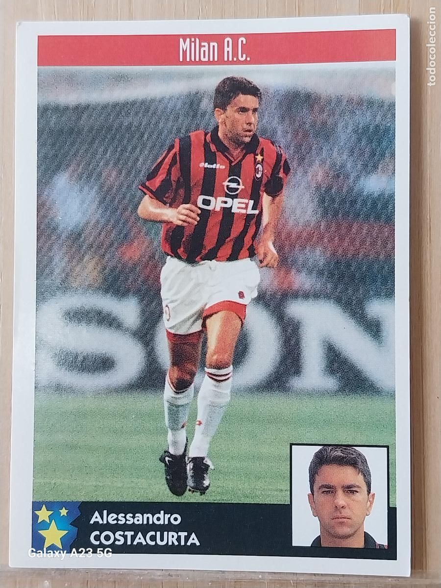 Colecionismo Cromos antigos: COSTACURTA FIORENTINA PANINI EQUIPOS EUROPA 97 98 CROMO 160 SIN PEGAR NUNCA A&Ntilde;O 1997