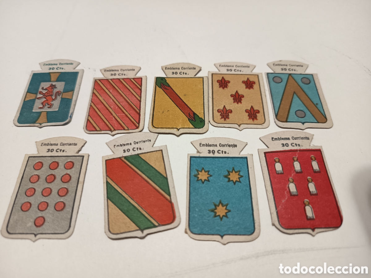 Colecionismo Cromos antigos: Lote cromos auxilio social correlativos falange