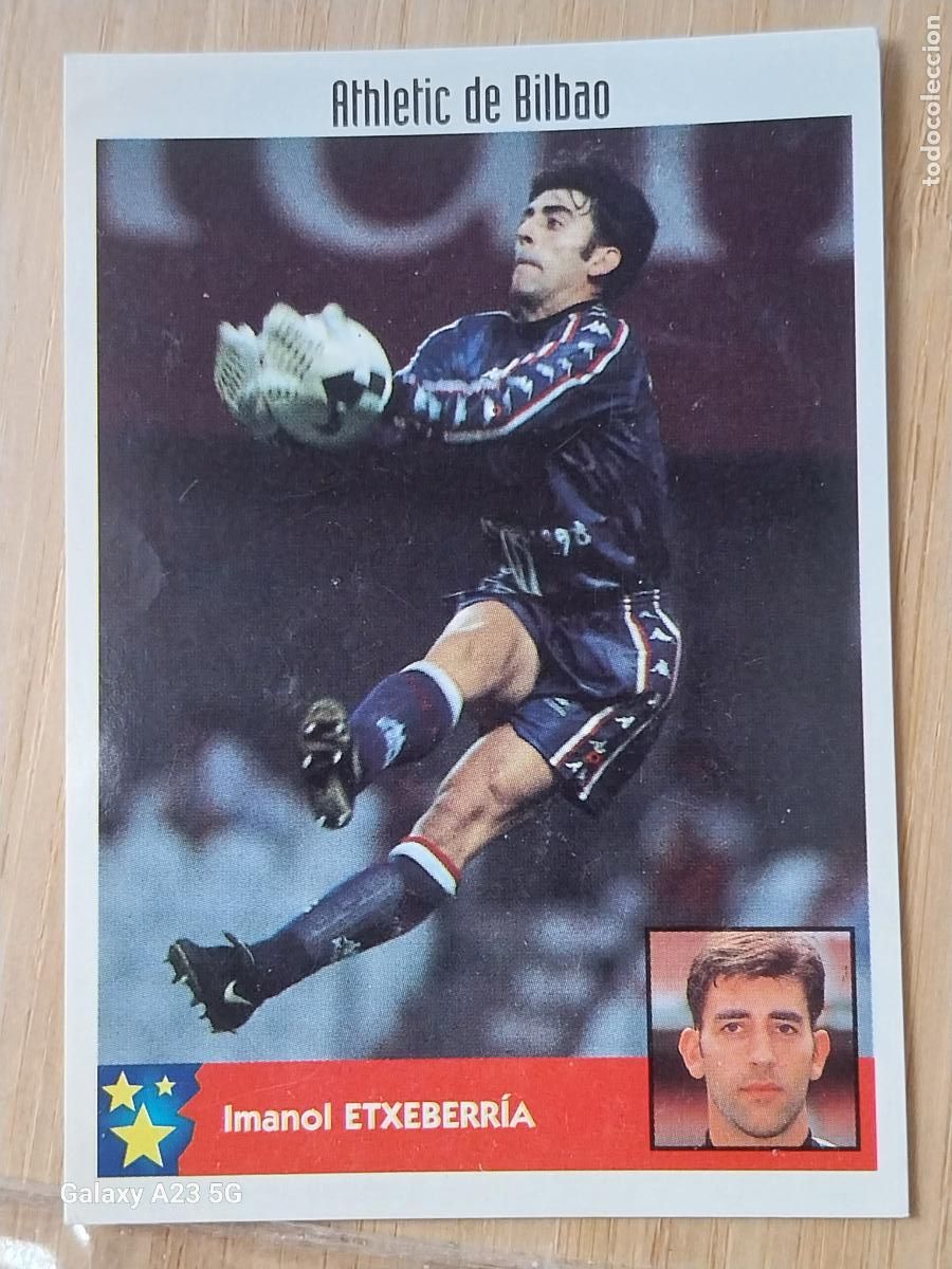 Colecionismo Cromos antigos: ETXEBARRIA ATHLETIC BILBAO PANINI EQUIPOS EUROPA 97 98 CROMO 1 SIN PEGAR NUNCA A&Ntilde;O 1997