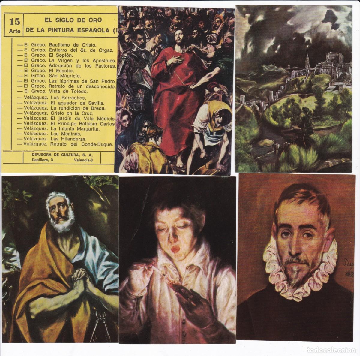 Sammeln alte Sammelbilder: Lote de cromos. Colecci&oacute;n Arte. Serie 15. Editorial Difusora de Cultura S.A. Cromos nuevos.