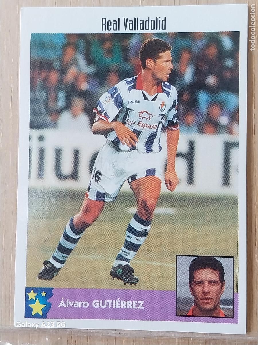 Coleccionismo cromos antiguos: GUTIERREZ VALLADOLID PANINI EQUIPOS EUROPA 97 98 CROMO 229 SIN PEGAR NUNCA A&Ntilde;O 1997