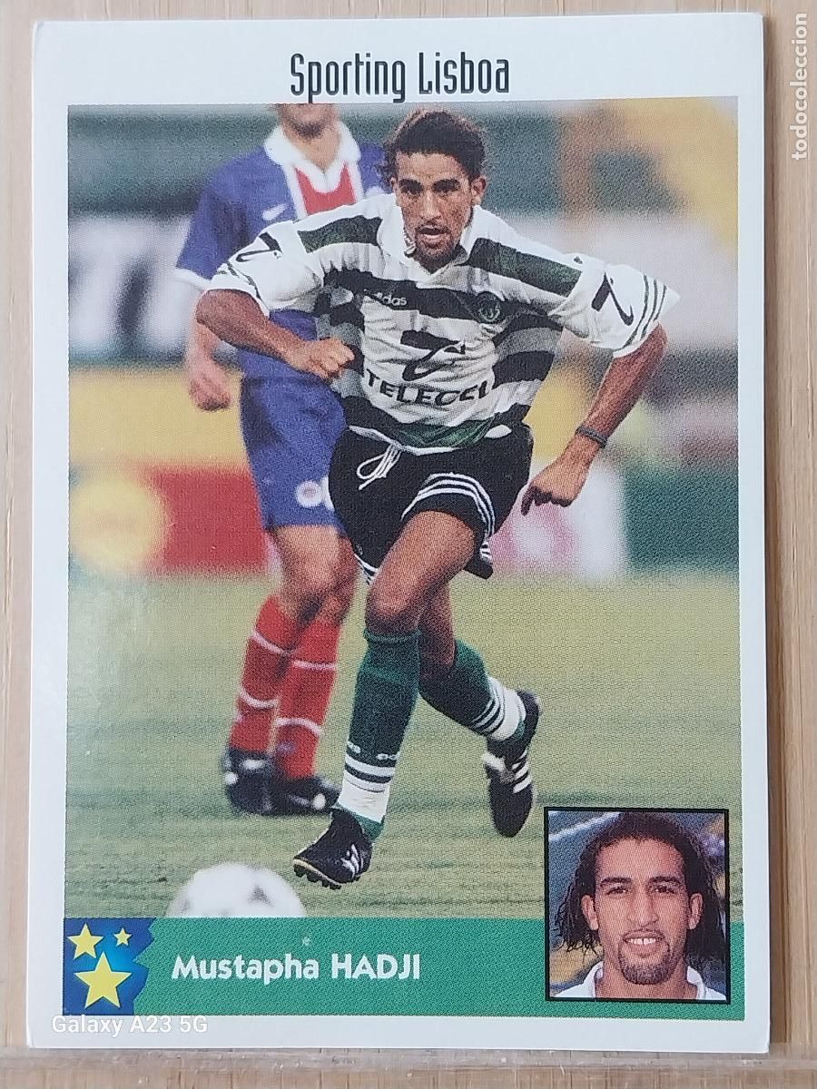 Coleccionismo cromos antiguos: HADJI LISBOA SPORTING PANINI EQUIPOS EUROPA 97 98 CROMO 251 SIN PEGAR NUNCA A&Ntilde;O 1997
