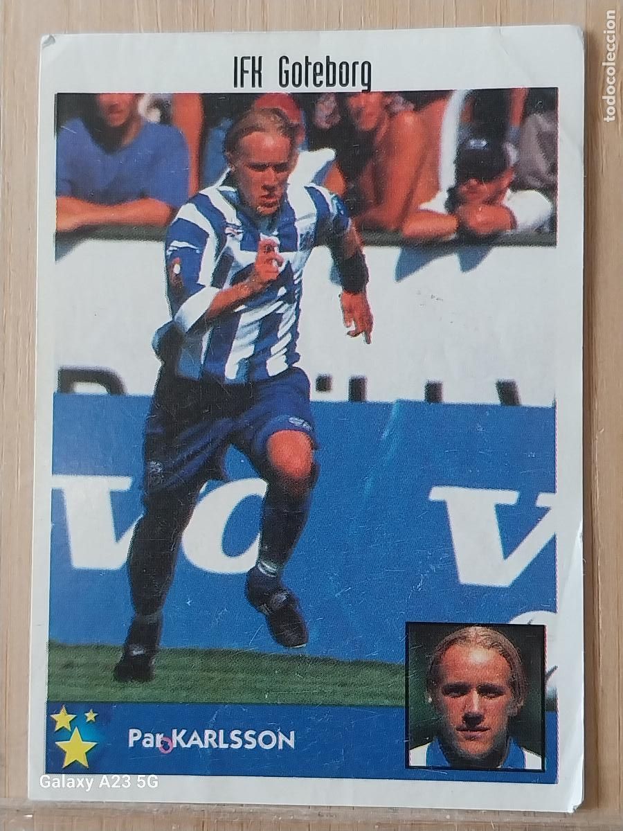 Collectable Antique Stickers: KARLSSON GOTEBORG ** PANINI EQUIPOS EUROPA 97 98 CROMO 118 SIN PEGAR NUNCA A&Ntilde;O 1997