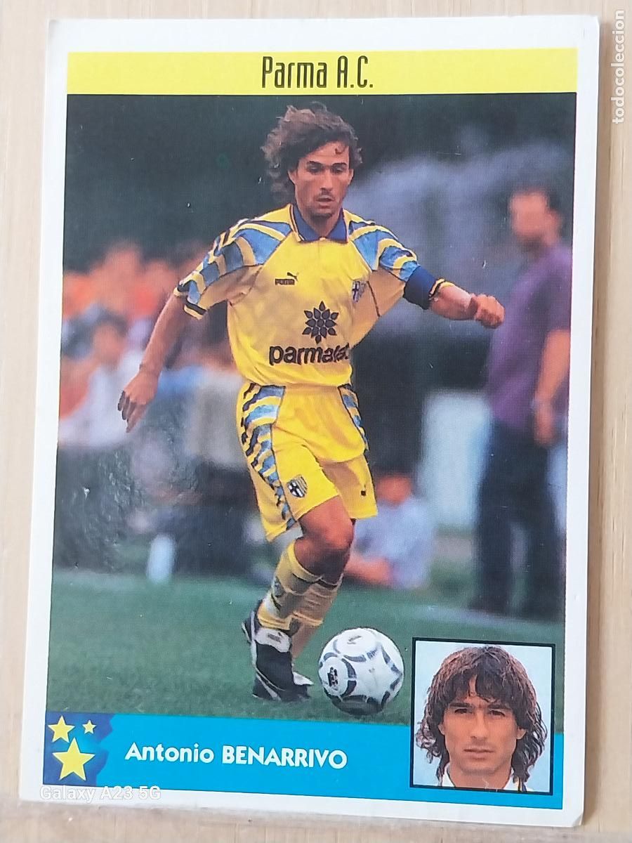 Collectionnisme Cartes &agrave; collectionner anciennes: BENARRIVO PARMA ** PANINI EQUIPOS EUROPA 97 98 CROMO 209 SIN PEGAR NUNCA A&Ntilde;O 1997