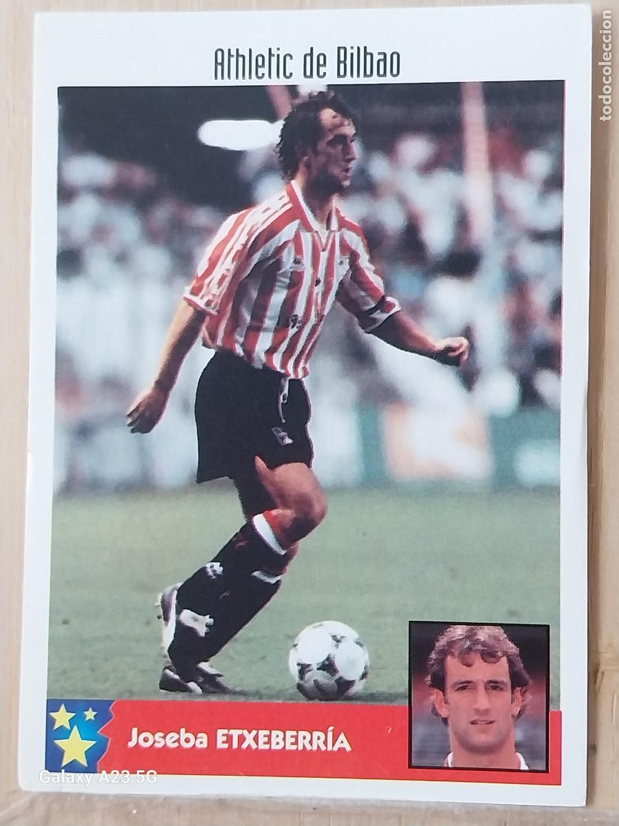 Collectable Antique Stickers: ETXEBARRIA ATHLETIC BILBAO ** PANINI EQUIPOS EUROPA 97 98 CROMO 12 SIN PEGAR NUNCA A&Ntilde;O 1997