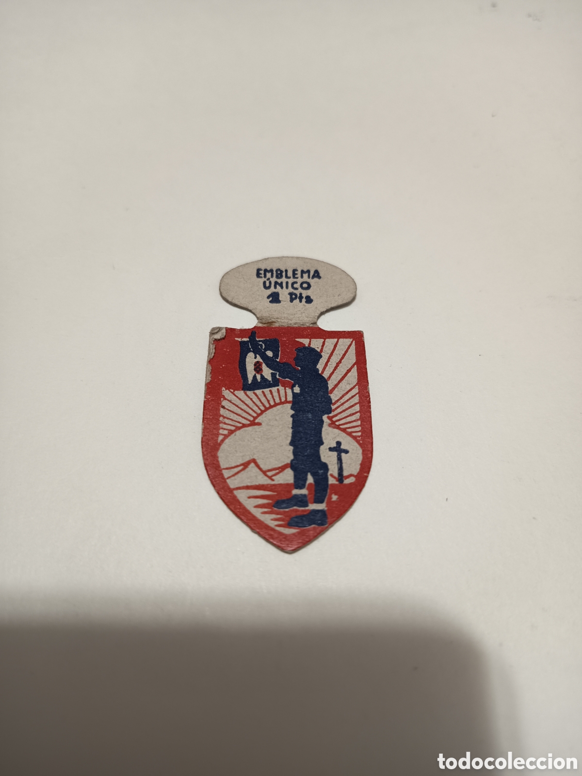 Colecionismo Cromos antigos: Emblema &uacute;nico 1 pts especial Falange