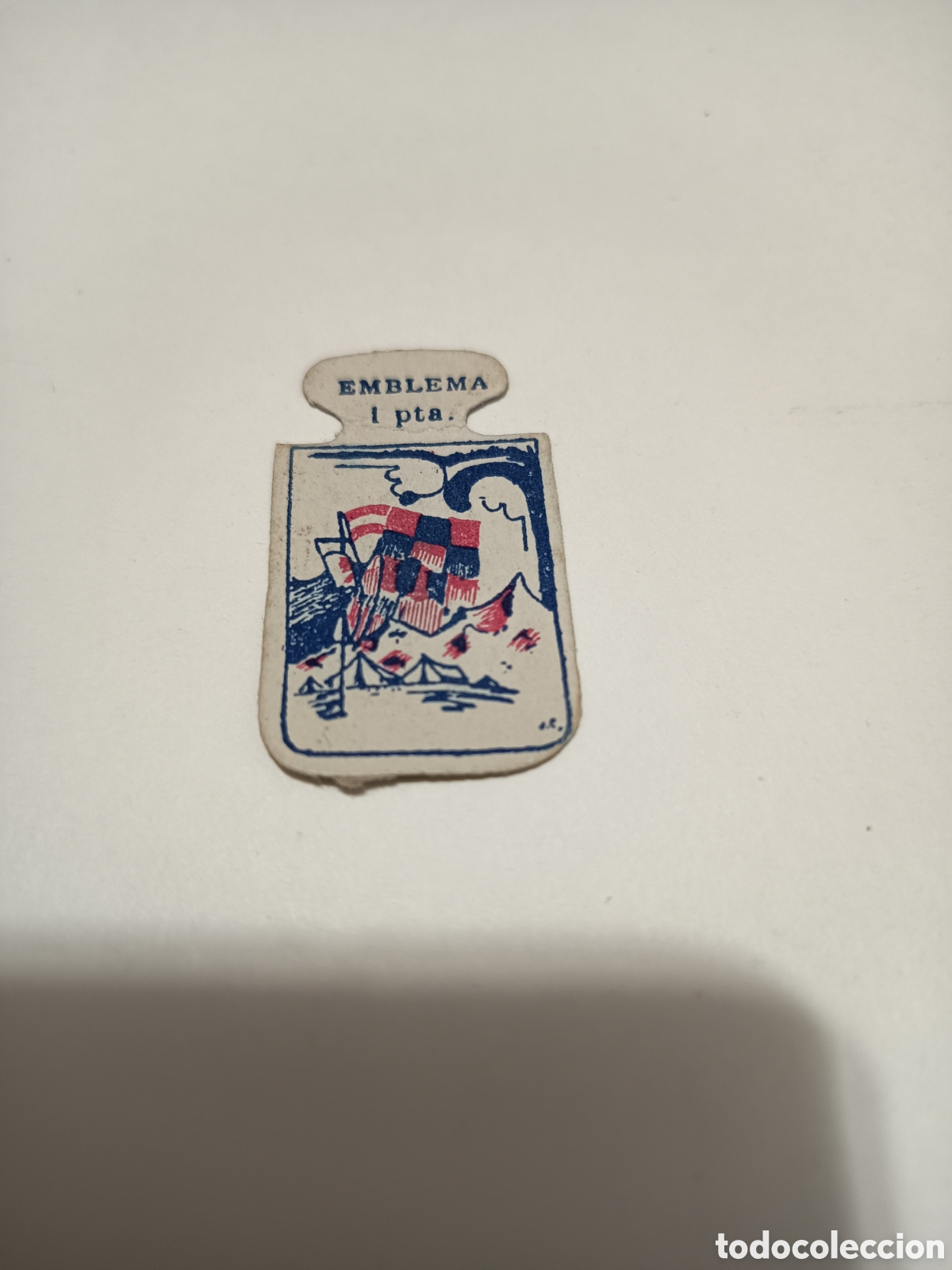 Collectionnisme Cartes &agrave; collectionner anciennes: Emblema especial campamento Falange 1 pts