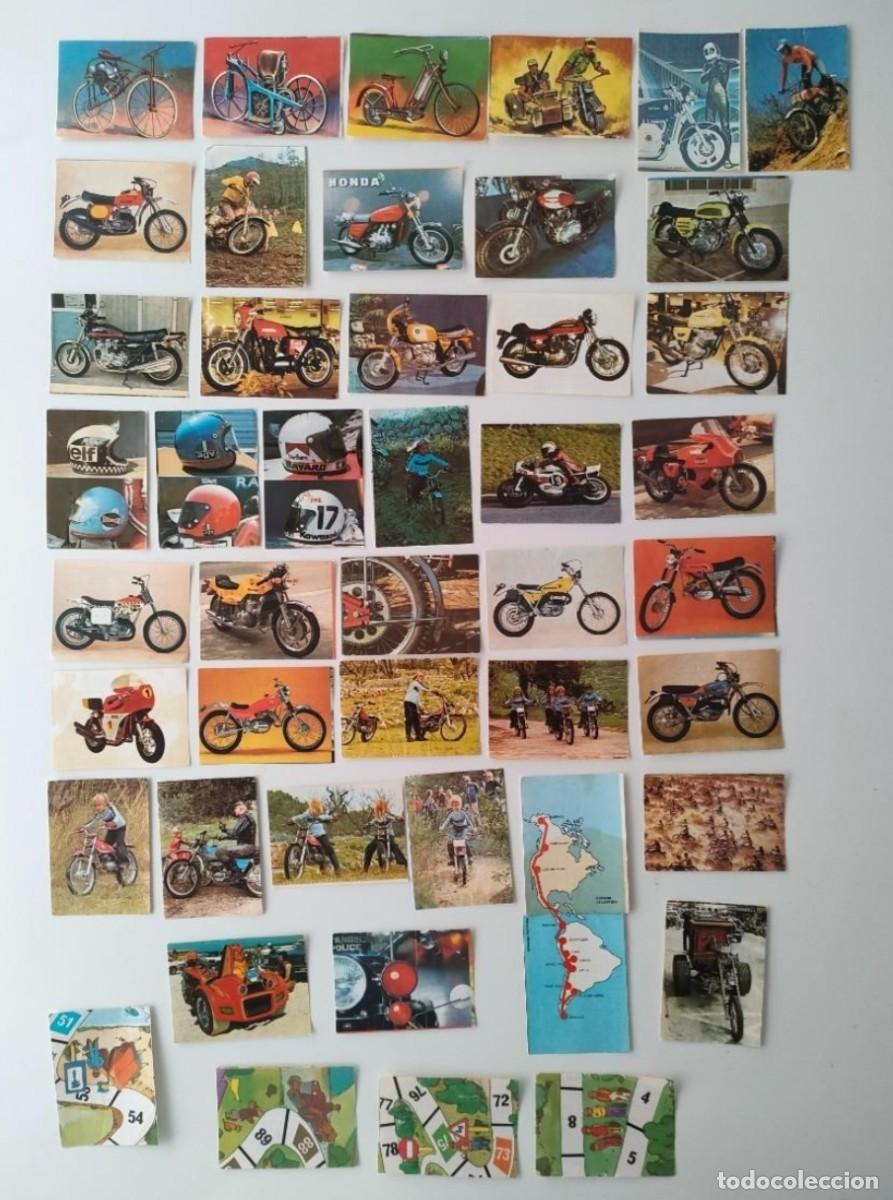Collectionnisme Cartes &agrave; collectionner anciennes: Lote 46 cromos El Mundo de las Motos. Bimbo. Sin repetir