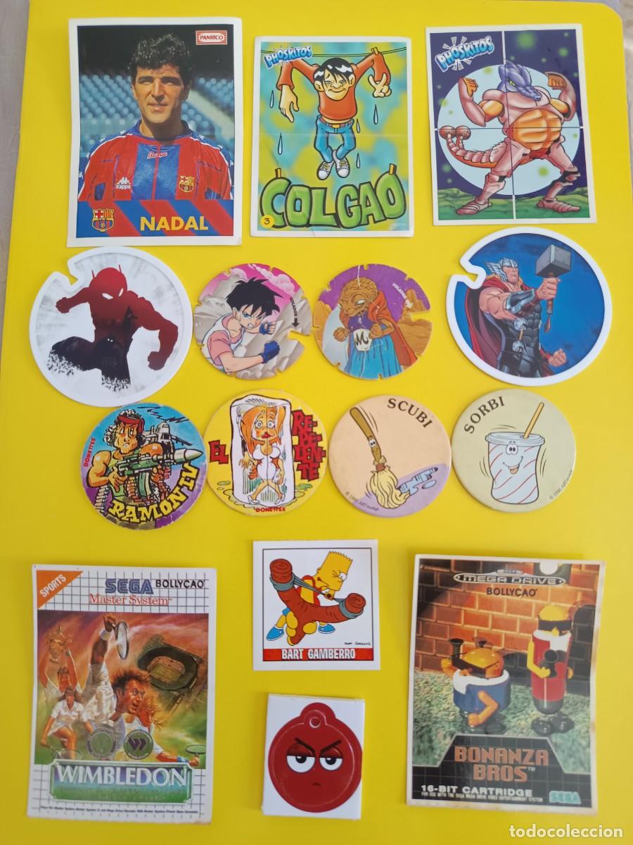 Collectable Antique Stickers: LOTE 1 cromos phoskitos, panrico, Matutano, donettes, bollycao,marvel