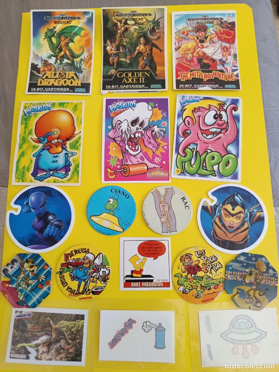Collectable Antique Stickers: LOTE 3 cromos bollycao sega, phoskitos bombers, galactic flash, Transformers, donettes, matutano