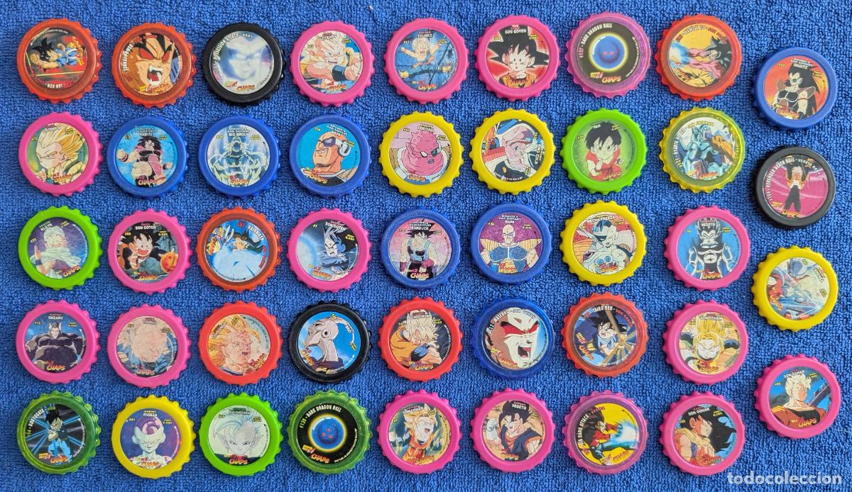 Coleccionismo cromos antiguos: Lote de 44 DragonBall Z Chaps - Matutano