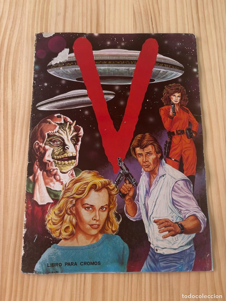Collezionismo Figurine antiche: &Aacute;LBUM VAC&Iacute;O PLANCHA V LOS VISITANTES 1984 SERIE TV EDITORIAL MAGA