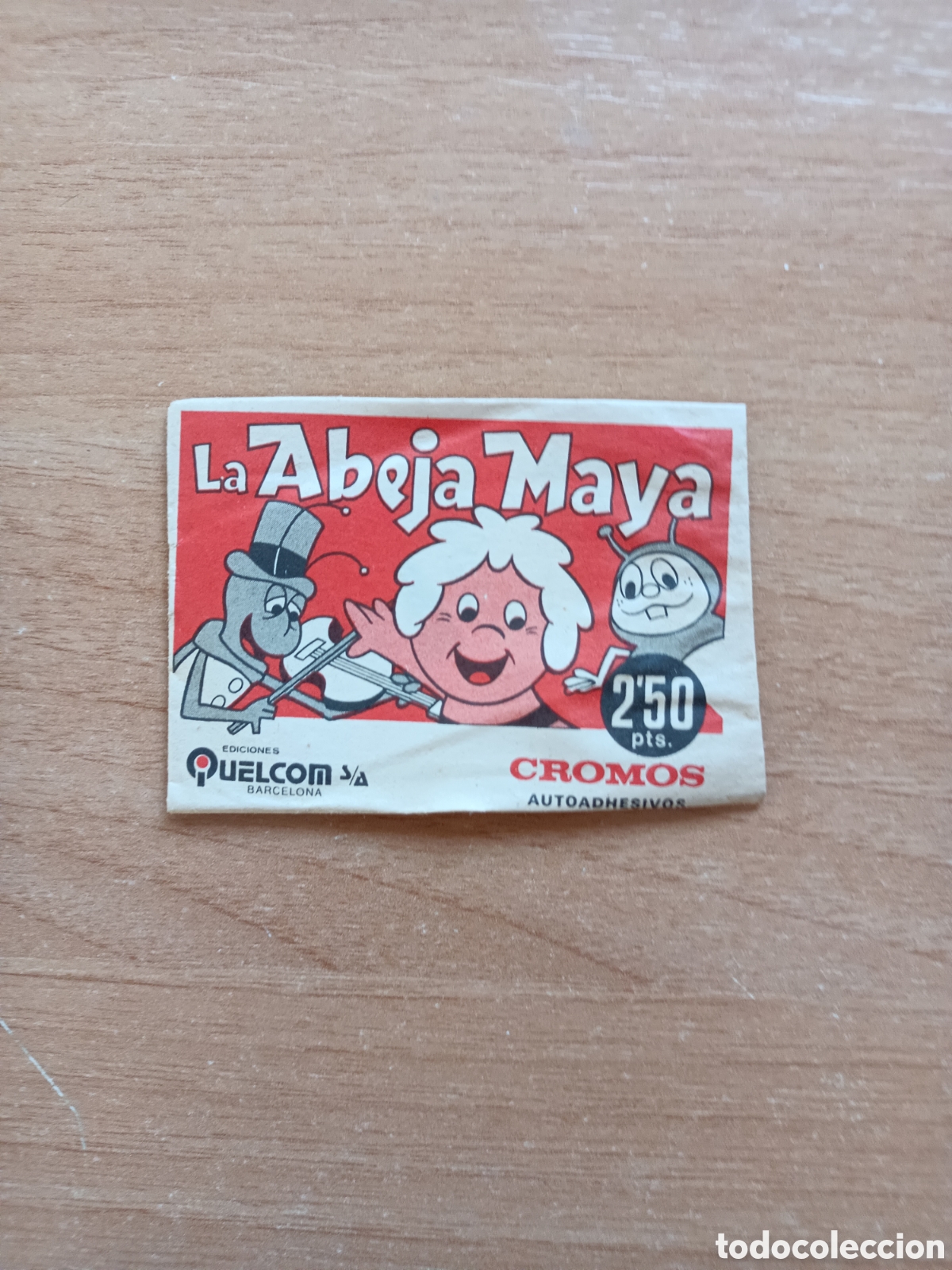 Sammeln alte Sammelbilder: Sobre sin abrir ABEJA MAYA Quelcom 1978