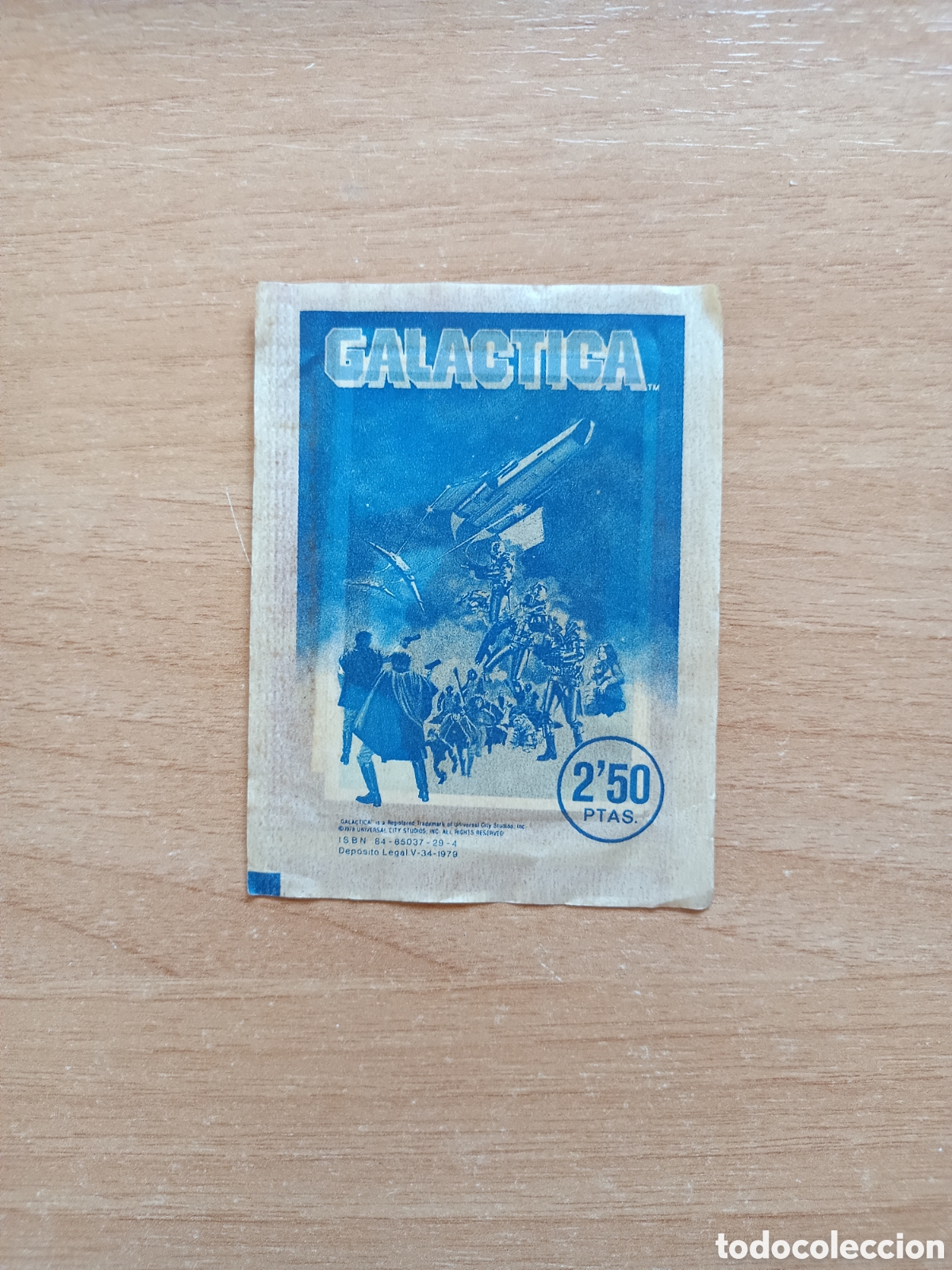 Colecionismo Cromos antigos: Sobre sin abrir GALACTICA Maga 1979