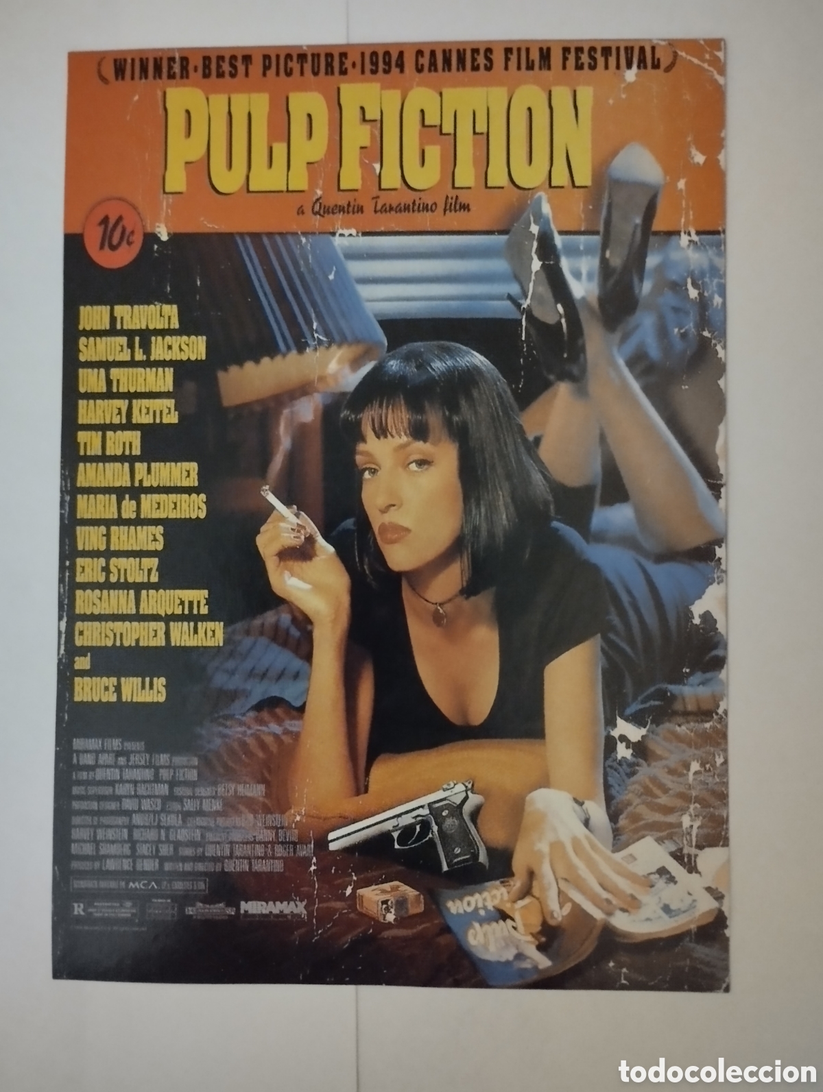 Collectable Antique Stickers: Minificha N1209 Pulp Fiction - V.O.