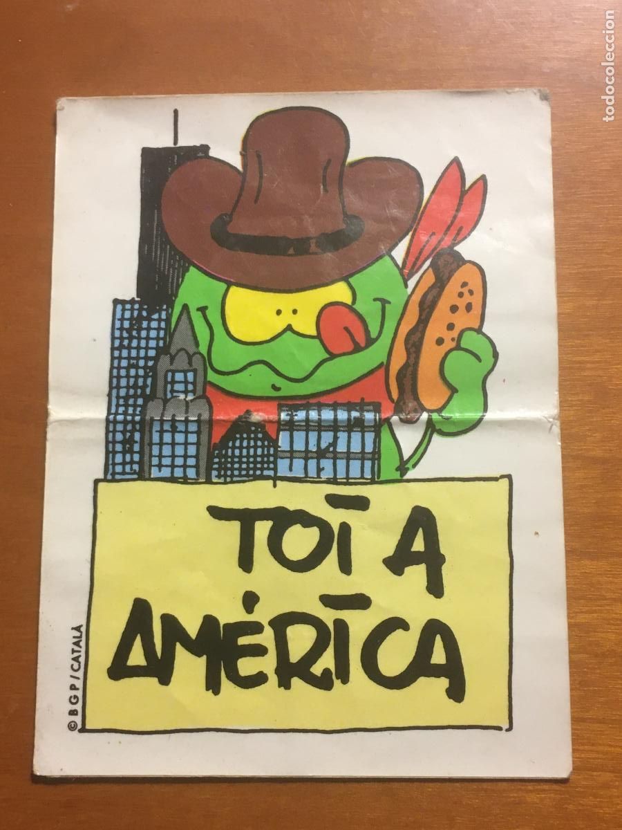 Collectable Antique Stickers: toi a america panrico tois cromo nunca pegado