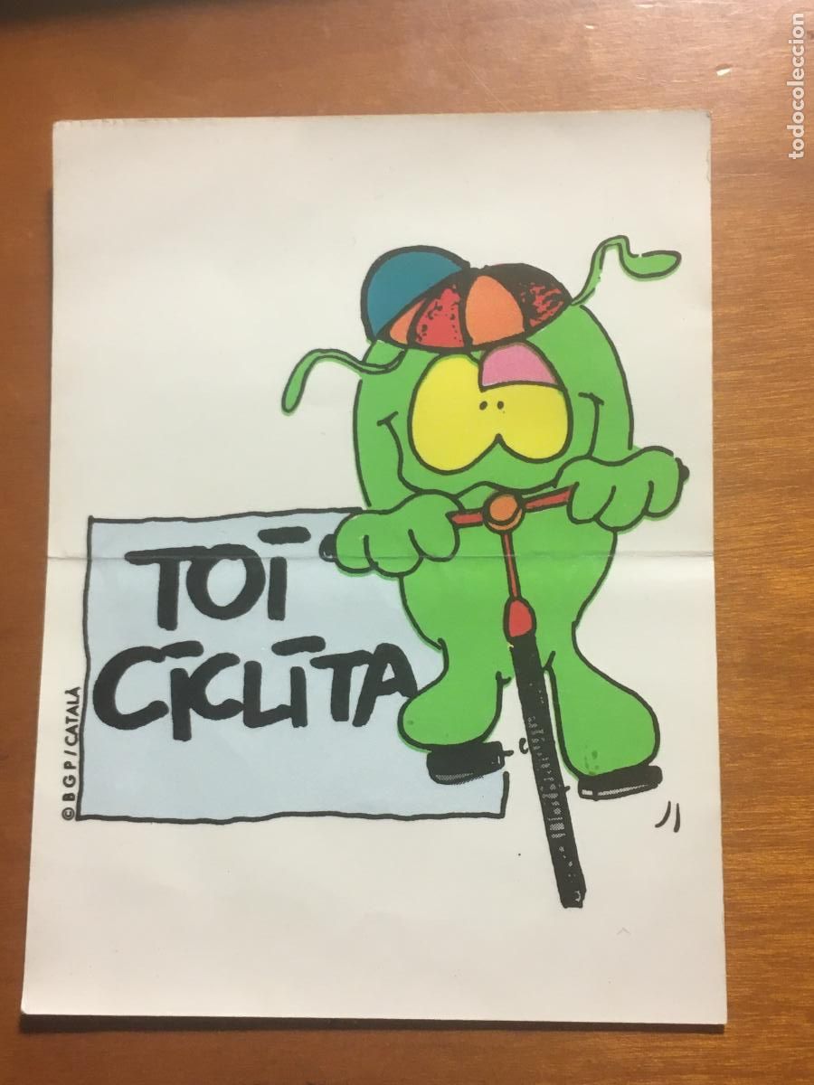 Collectable Antique Stickers: toi ciclita panrico tois cromo nunca pegado