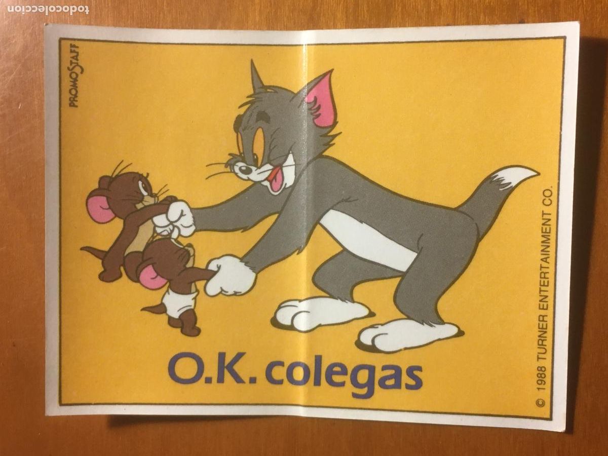 Collectable Antique Stickers: panrico tom y jerry cromo original nunca pegado