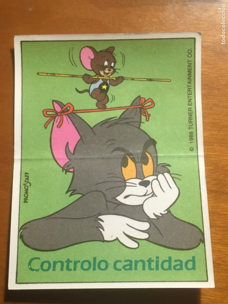 Collectable Antique Stickers: panrico tom y jerry cromo original nunca pegado