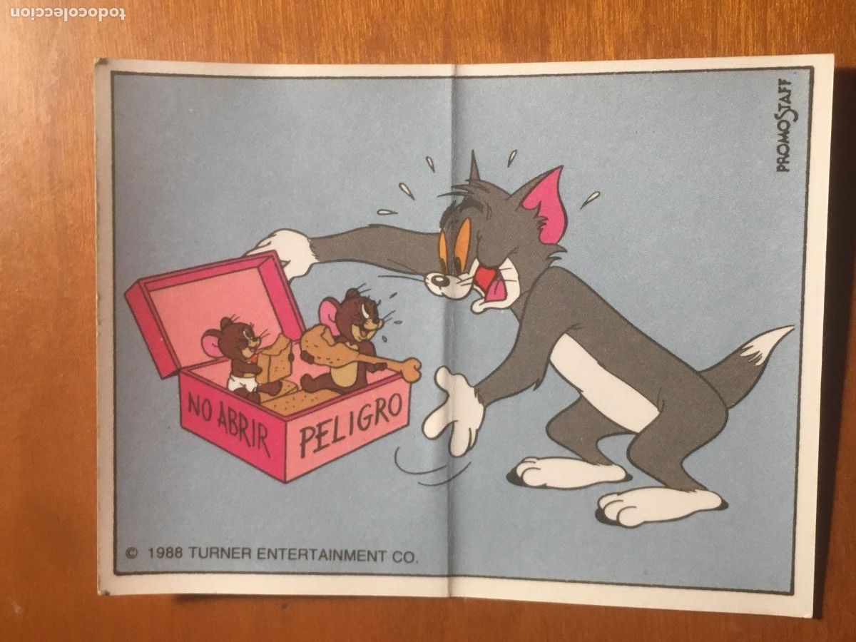 Collectable Antique Stickers: panrico tom y jerry cromo original nunca pegado