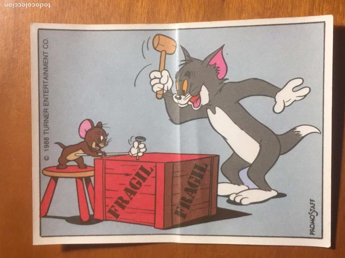 Collectable Antique Stickers: panrico tom y jerry cromo original nunca pegado