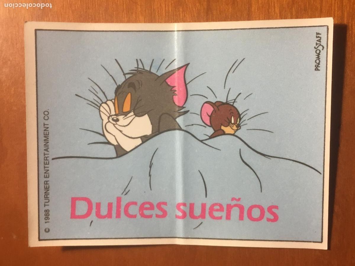 Collectable Antique Stickers: panrico tom y jerry cromo original nunca pegado