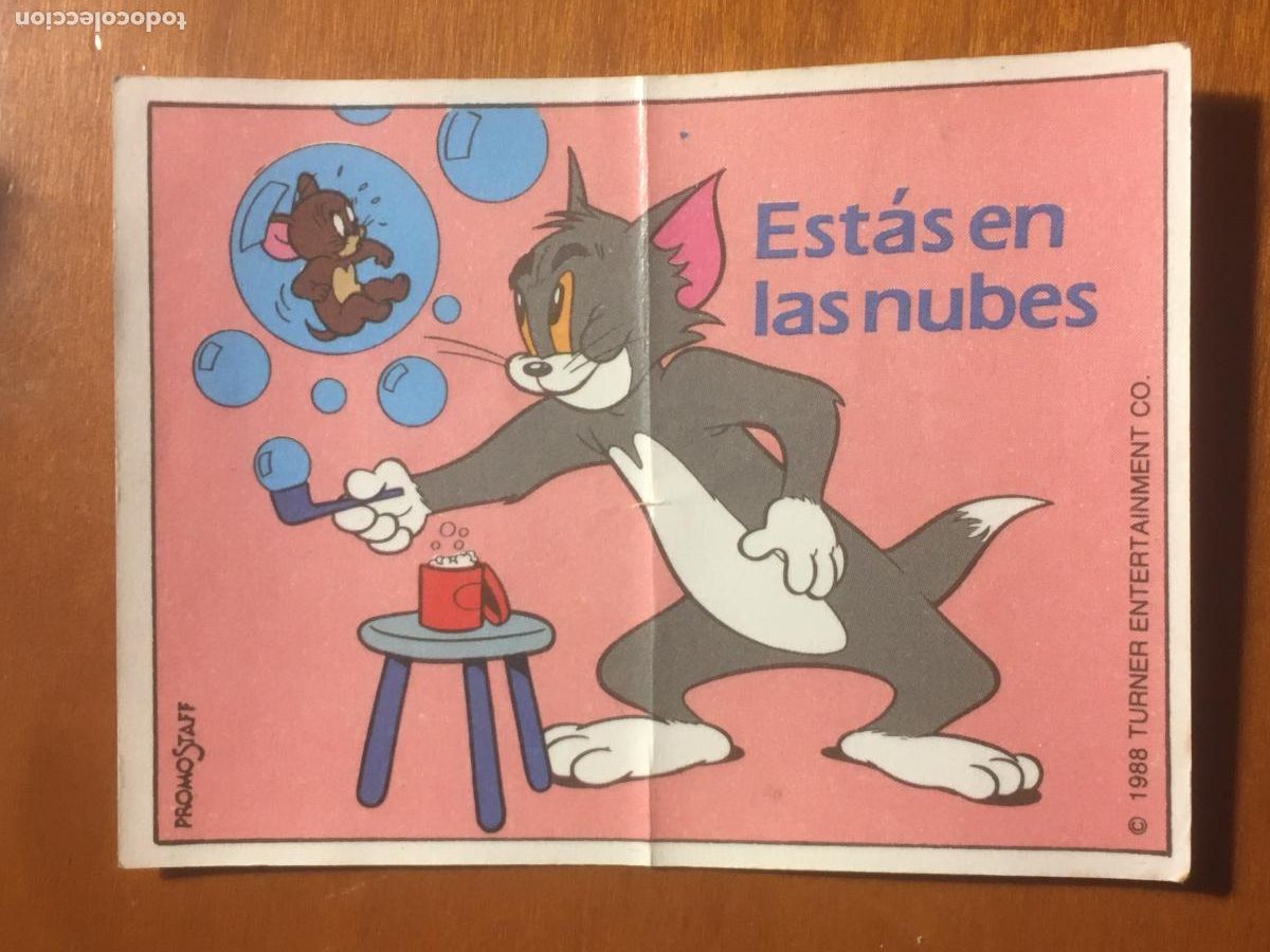 Collectable Antique Stickers: panrico tom y jerry cromo original nunca pegado