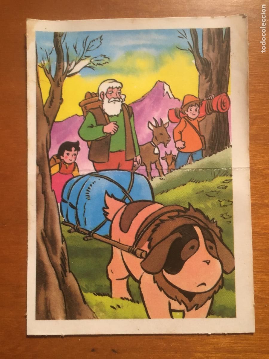 Colecionismo Cromos antigos: panrico heidi cromo original nunca pegado