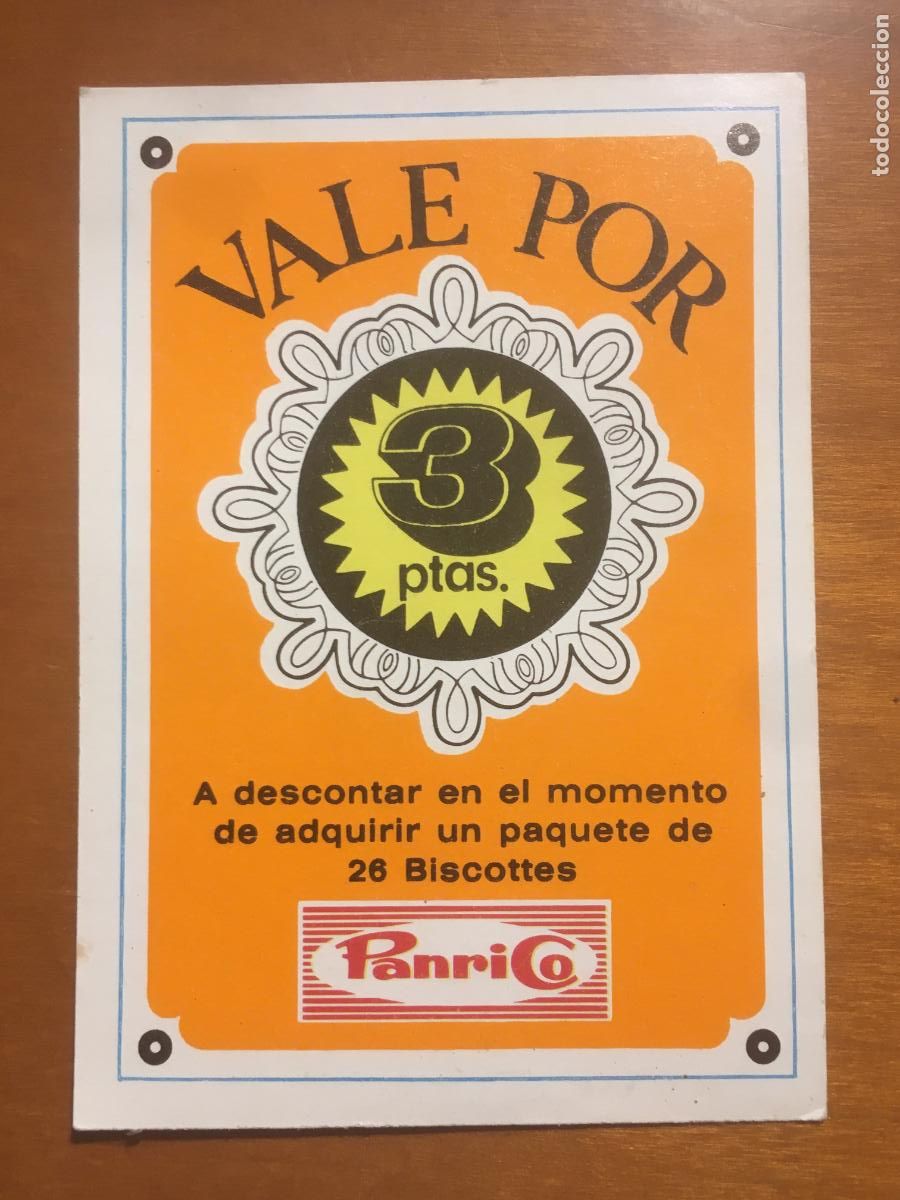 Collectable Antique Stickers: panrico cromo vale original antiguo