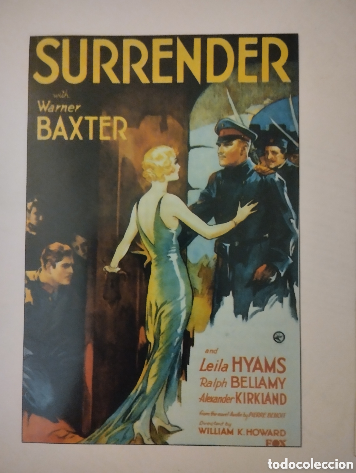 Collectable Antique Stickers: Minificha N1215 Surrender - 1931 - V.O.