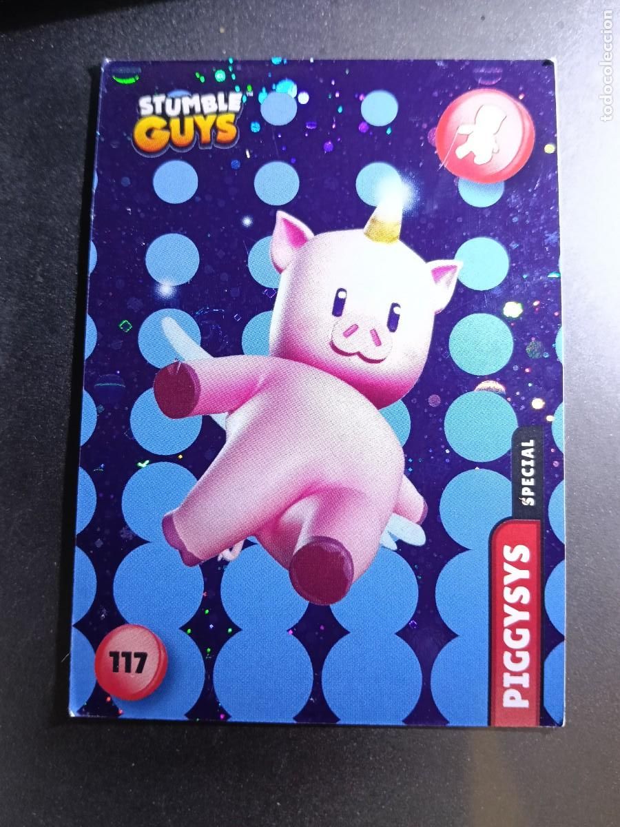 Collectionnisme Cartes &agrave; collectionner anciennes: CROMO PIGGYSYS 117 STUMBLE GUYS PANINI 2024