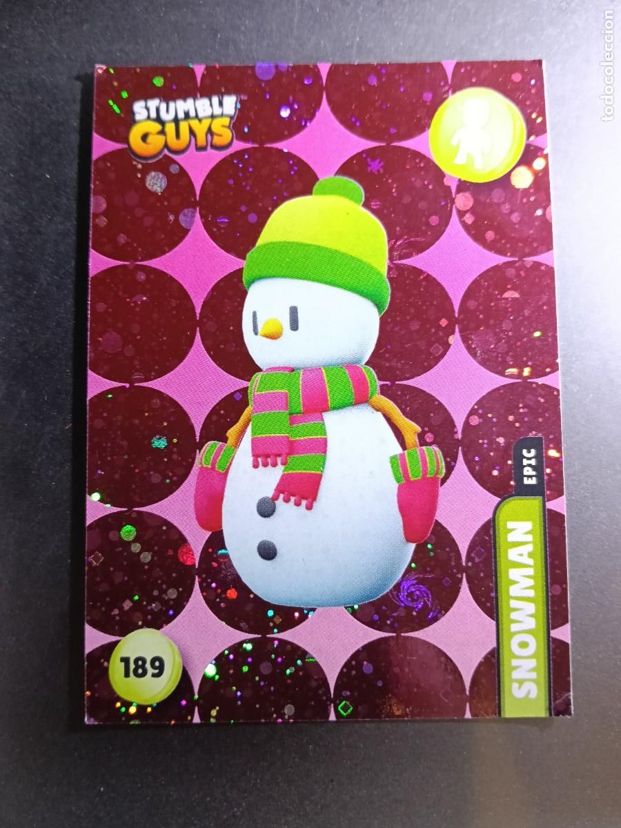 Collectable Antique Stickers: CROMO SNOWMAN 189 STUMBLE GUYS PANINI 2024