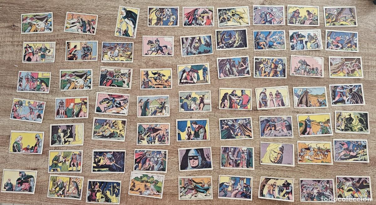 Collectionnisme Cartes &agrave; collectionner anciennes: ALBUM CROMOS - El Guerrero del Antifaz - Serie 1&ordf; - Casi Completa - 62 cromos sin pegar