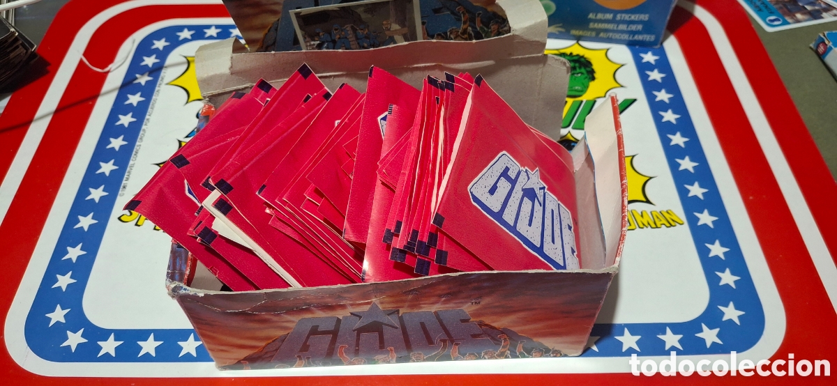 Colecionismo Cromos antigos: Lote 69 sobres cromos GI Joe hasbro