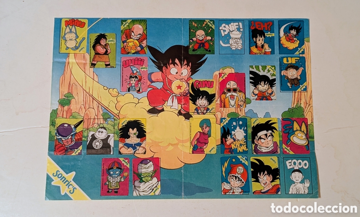 Coleccionismo cromos antiguos: Album cromos chicles Sonric's Bola de Dragon. Dragon Ball Z. Bola de Drac