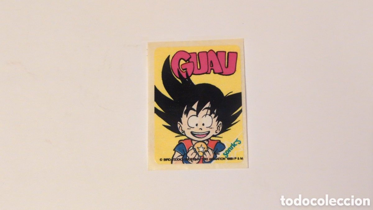 Coleccionismo cromos antiguos: Cromo chicle sin pegar Sonric's Dragon Ball Z. Bola de Dragon. Goku