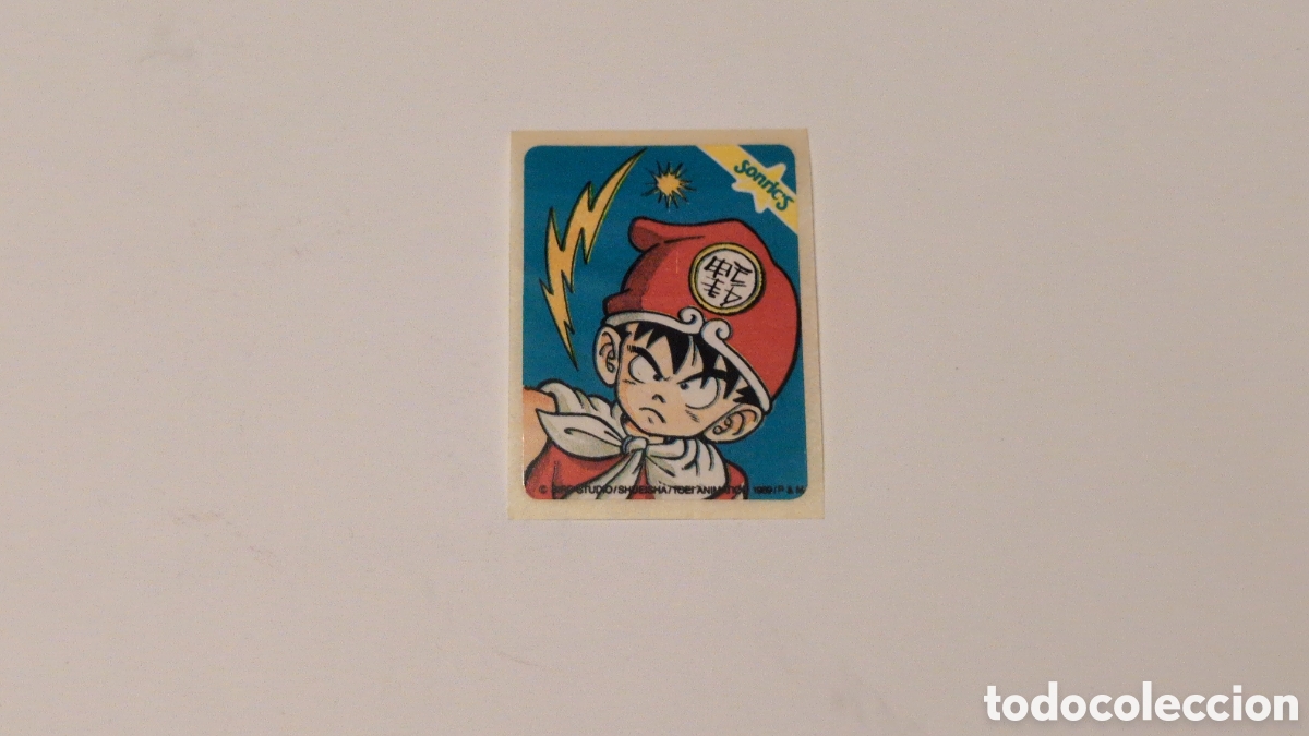 Coleccionismo cromos antiguos: Cromo chicle sin pegar Sonric's Dragon Ball Z. Bola de Dragon. Gohan