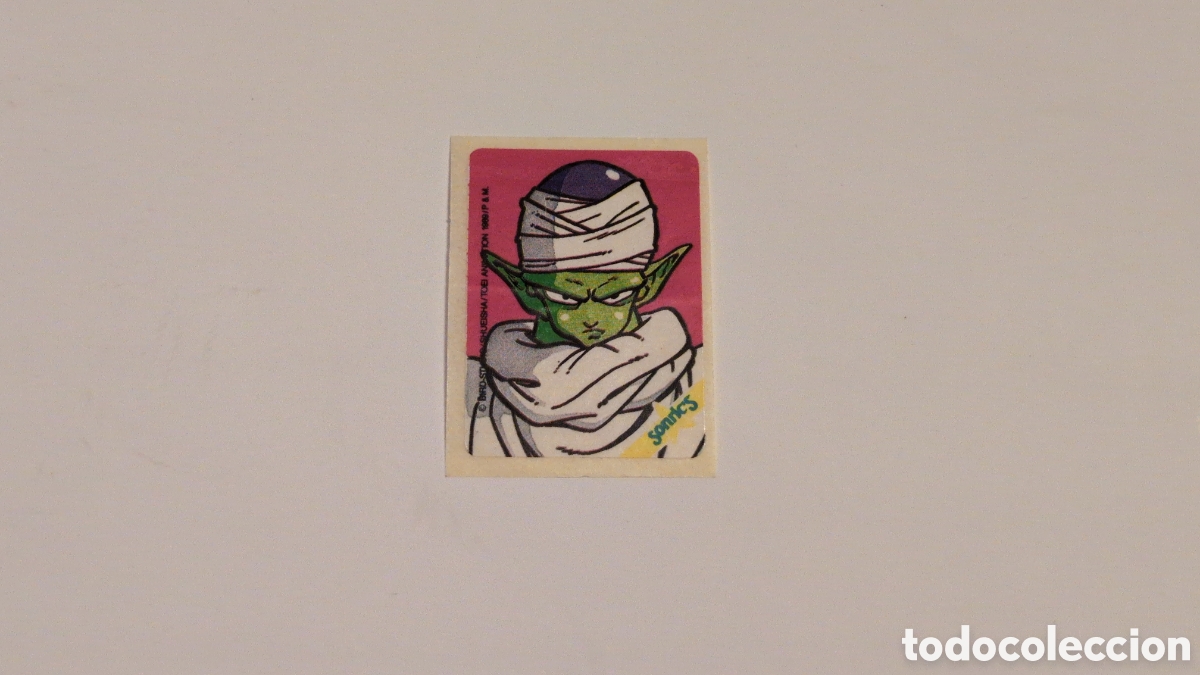 Coleccionismo cromos antiguos: Cromo chicle sin pegar Sonric's Dragon Ball Z. Bola de Dragon. Piccolo