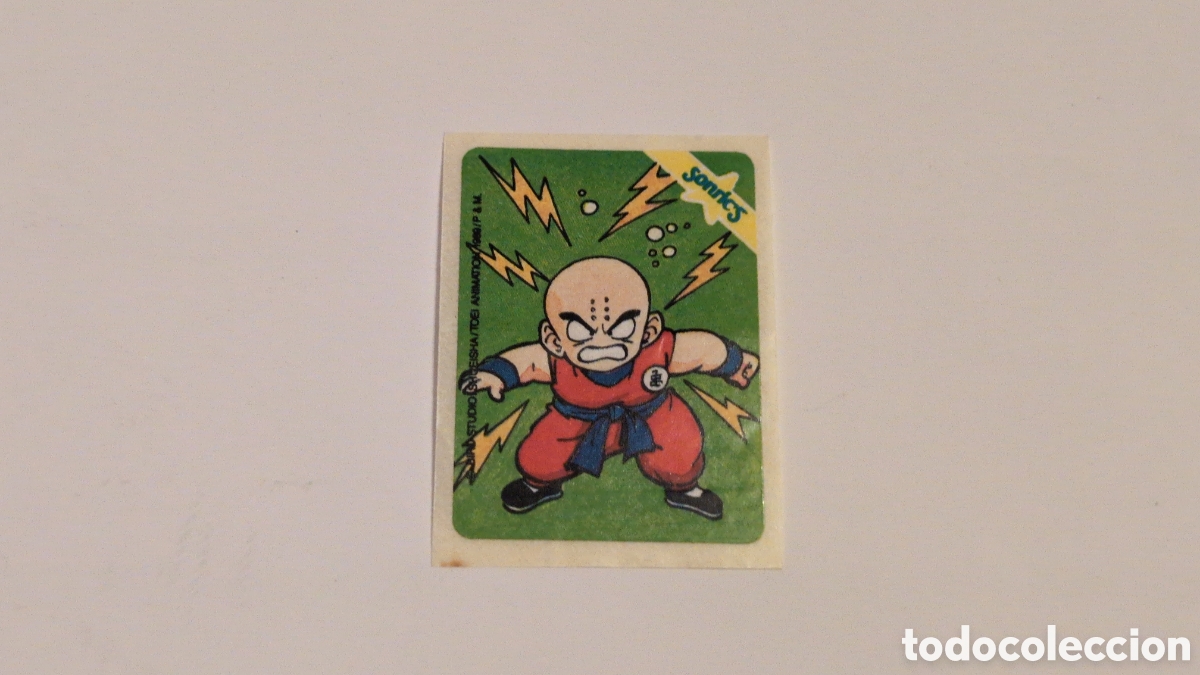 Coleccionismo cromos antiguos: Cromo chicle sin pegar Sonric's Dragon Ball Z. Bola de Dragon. Krilin