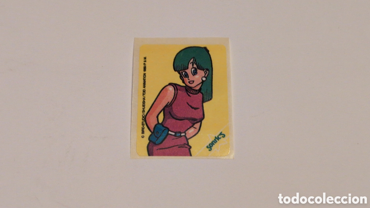 Coleccionismo cromos antiguos: Cromo chicle sin pegar Sonric's Dragon Ball Z. Bola de Dragon. Bulma