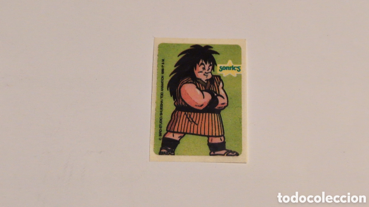 Coleccionismo cromos antiguos: Cromo chicle sin pegar Sonric's Dragon Ball Z. Bola de Dragon. Yajirobe